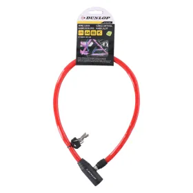 Dunlop - Cable, anti-theft bicycle lock (red) | Pirkt tiešsaistē — Megaluks