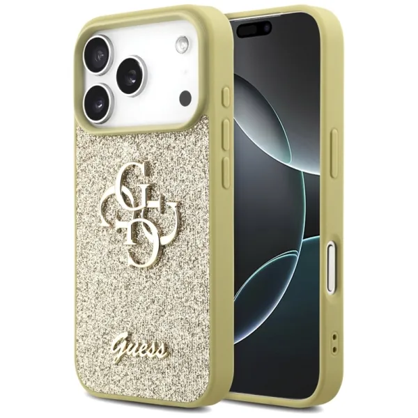 Guess Fixed Glitter Big 4G - Case for iPhone 17 | Pirkt tiešsaistē — Megaluks