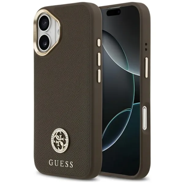 Guess Grained Strass Logo MagSafe - Case iPhone | Купить онлайн — Megaluks