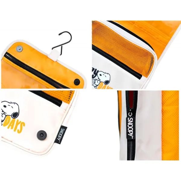 Snoopy - Travel Toiletry Bag with Hanging Hook | Pirkti internetu — Megaluks