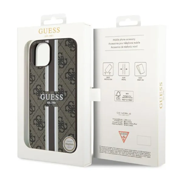 Guess 4G Printed Stripes MagSafe - Case for iPhone | Osta veebist — Megaluks