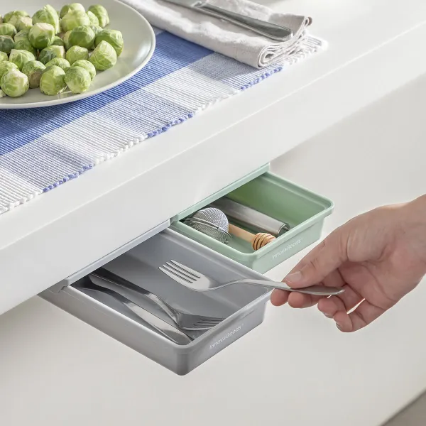 Papildus galda atvilktņu komplekts uz uzlīmēm Underalk InnovaGoods Iepakojumā 2 vienības