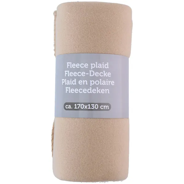 Fleece blanket 170x130 (Beige) | Pirkti internetu — Megaluks