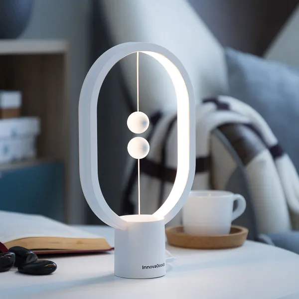 Līdzsvara Lampa ar Magnētisku Slēdzi Magilum InnovaGoods Balts 3 W (Atjaunots B)