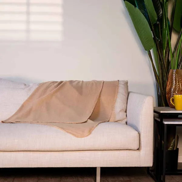 Fleece blanket 170x130 (Beige) | Pirkti internetu — Megaluks