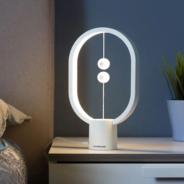 Tasapainolamppu magneettikatkaisimella Magilum InnovaGoods Valkoinen 3 W (Kunnostetut Tuotteet B)