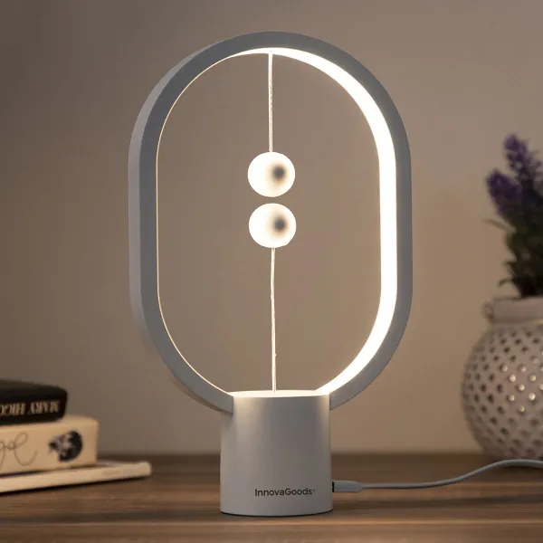 Tasapainolamppu magneettikatkaisimella Magilum InnovaGoods Valkoinen 3 W (Kunnostetut Tuotteet B)