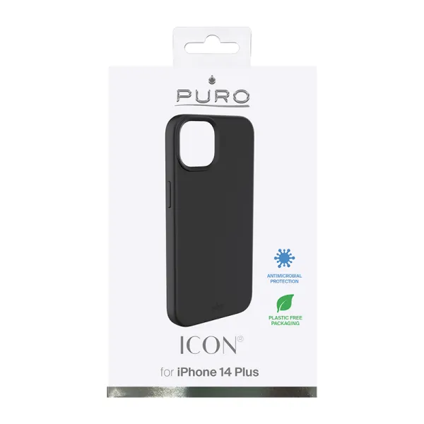 PURO ICON Cover - Case for iPhone 14 Plus (Blac | Pirkti internetu — Megaluks