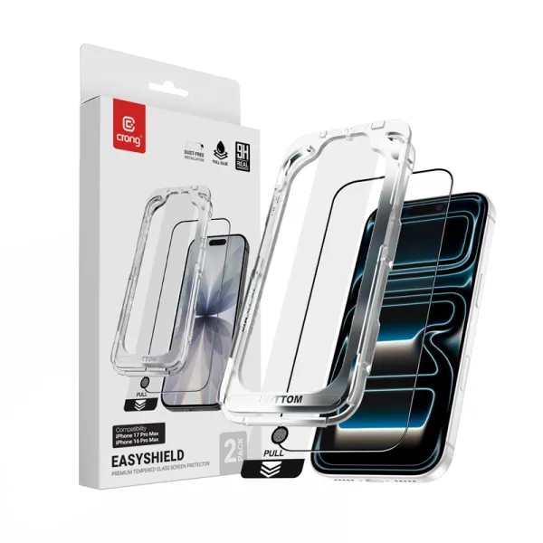 Crong EasyShield 2-Pack - Tempered Glass iPhone 17 | Osta veebist — Megaluks