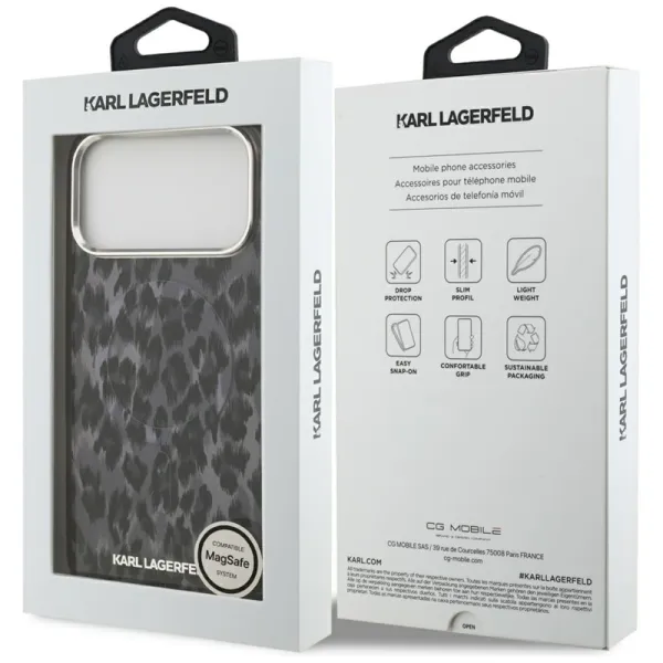 Karl Lagerfeld IML Leopard Pattern MagSafe - Case  | Osta veebist — Megaluks