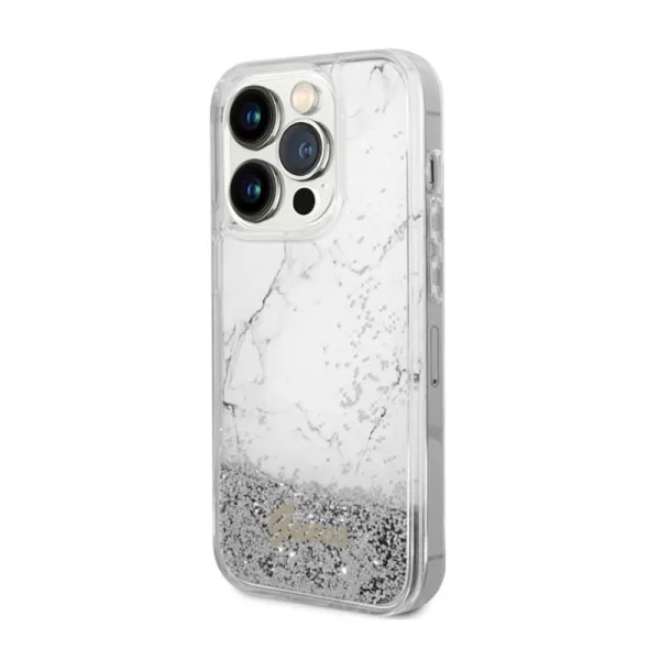 Guess Liquid Glitter Marble - Case for iPhone 1 | Osta verkosta — Megaluks