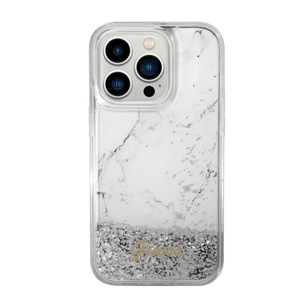 Guess Liquid Glitter Marble - Case for iPhone 1 | Osta verkosta — Megaluks