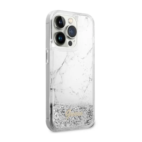 Guess Liquid Glitter Marble - Case for iPhone 1 | Osta verkosta — Megaluks