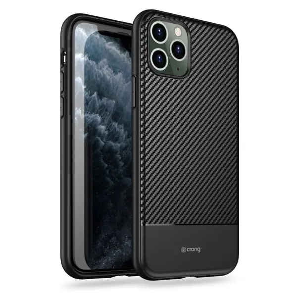 Crong Prestige Carbon Cover - iPhone 11 Pro Max | Pirkti internetu — Megaluks