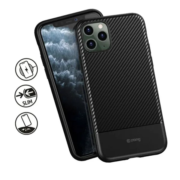 Crong Prestige Carbon Cover - iPhone 11 Pro Max | Pirkti internetu — Megaluks