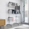 Salokāms Vertikāls Apģērbu Žāvētājs ar Riteņiem Folver InnovaGoods 24 Stienīši