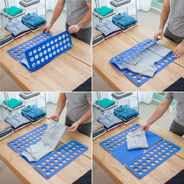 Rūbų lankstytuvas InnovaGoods IG115106 Mėlyna (Naudoti C)