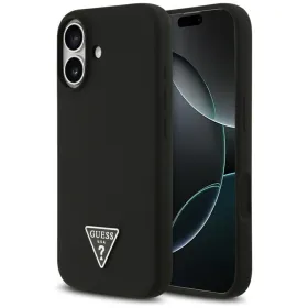 Guess Silicone Triangle Logo MagSafe - Case iPhone 17 (black)