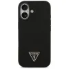 Guess Silicone Triangle Logo MagSafe - Case iPhone 17 (black)