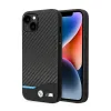 BMW Leather Carbon Blue Line - Case for iPhone  | Купить онлайн — Megaluks