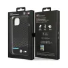 BMW Leather Carbon Blue Line - Case for iPhone  | Купить онлайн — Megaluks