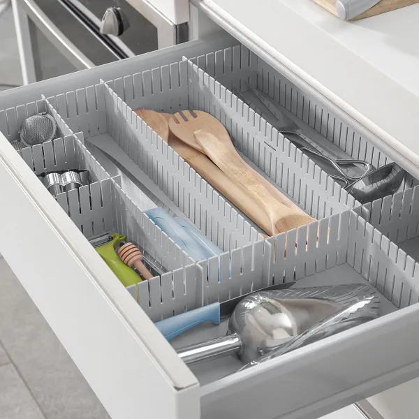 Pielāgojams Atvilktnes Organizators Condor InnovaGoods Pelēks polipropilēns Plastmasa 16 gb. (Atjaunots A)