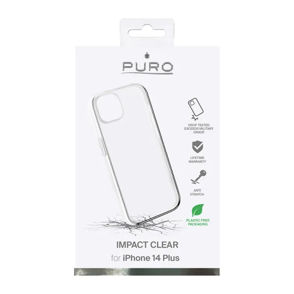 PURO Impact Clear - Case for iPhone 14 Max (Tra | Osta verkosta — Megaluks