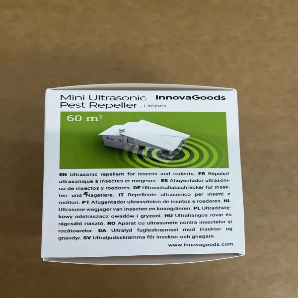 Ультразвуковой Мини Отпугиватель Насекомых и Грызунов InnovaGoods