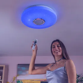 LED lubų šviestuvas su garsiakalbiu Lumavox InnovaGoods