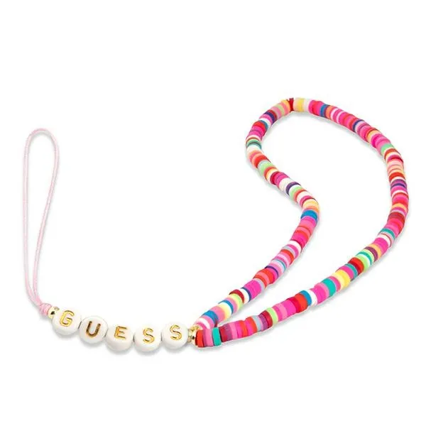 Guess Phone Strap Beads Heishi Multicolor Pink | Pirkti internetu — Megaluks