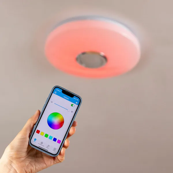LED lubų šviestuvas su garsiakalbiu Lumavox InnovaGoods