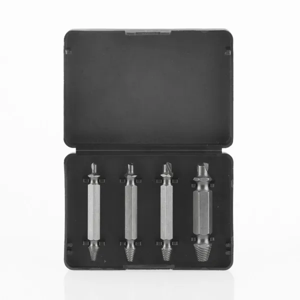 Bojāto Skrūvju Izņemšanas Komplekts InnovaGoods IG811372 Tērauds 4 gb. 4 Daudzums (Atjaunots A)