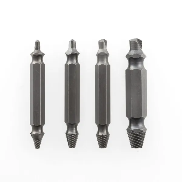 Bojāto Skrūvju Izņemšanas Komplekts InnovaGoods IG811372 Tērauds 4 gb. 4 Daudzums (Atjaunots A)
