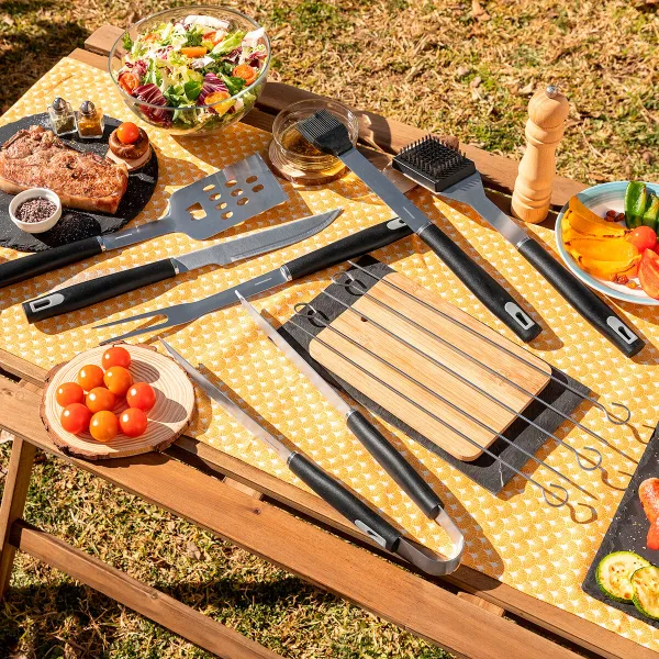Grillausvälinesetti Laukulla BBSet InnovaGoods 12 Kappaletta