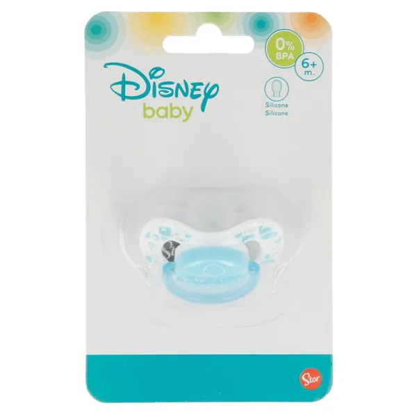 Mickey Mouse - Silicone teat 6 m + (blue) | Buy online — Megaluks