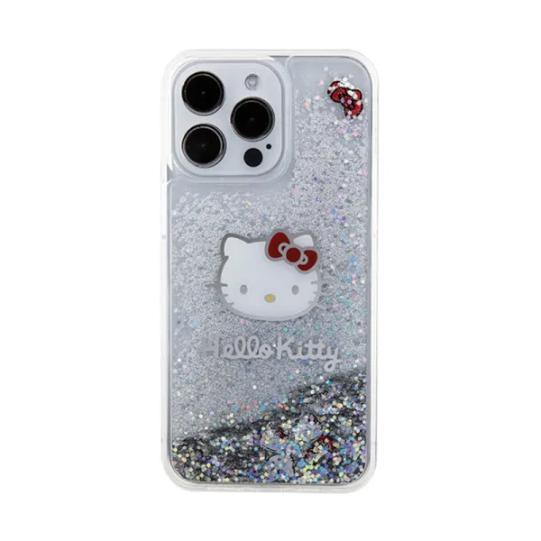 Hello Kitty Liquid Glitter Charms Kitty Head - iPh | Osta veebist — Megaluks