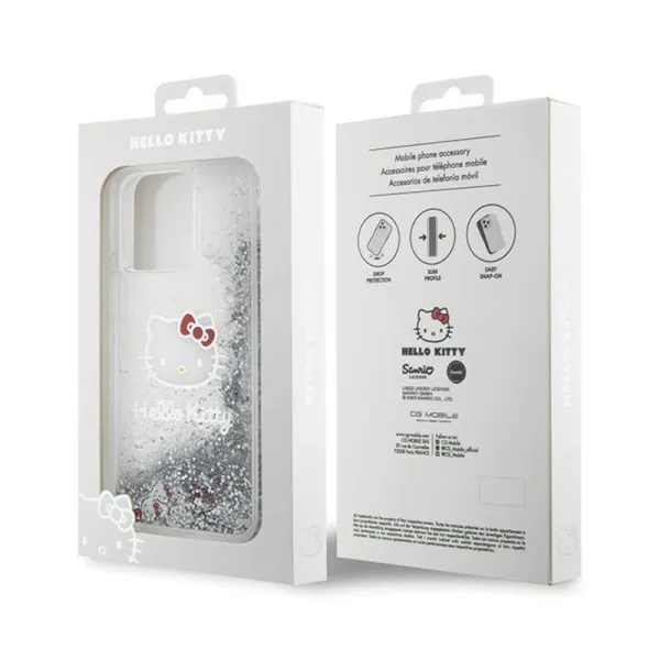 Hello Kitty Liquid Glitter Charms Kitty Head - iPh | Osta veebist — Megaluks