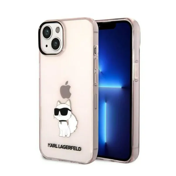 Karl Lagerfeld IML NFT Choupette - Case for iPhone 14 Plus (Pink)