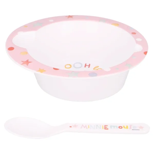 Minnie Mouse - Microwave set (bowl with spoon)  | Pirkti internetu — Megaluks