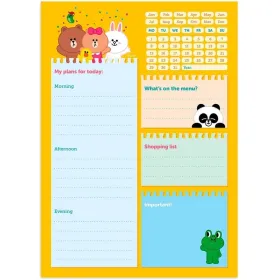 LINE FRIENDS - Planner A5 | Pirkti internetu — Megaluks