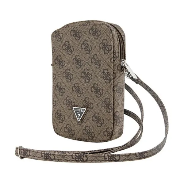 Guess Zip 4G Triangle - Phone bag (brown) | Pirkt tiešsaistē — Megaluks