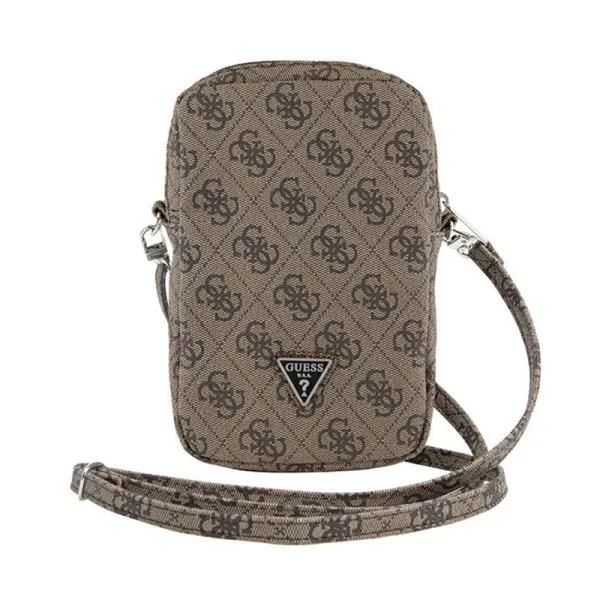 Guess Zip 4G Triangle - Phone bag (brown) | Pirkt tiešsaistē — Megaluks