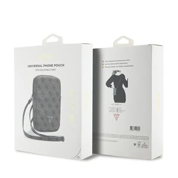 Guess Zip 4G Triangle - Phone bag (brown) | Pirkt tiešsaistē — Megaluks
