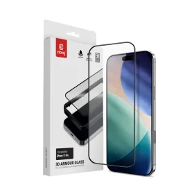 Crong 3D Armor Glass - Tempered glass iPhone 17 Pro + installation frame