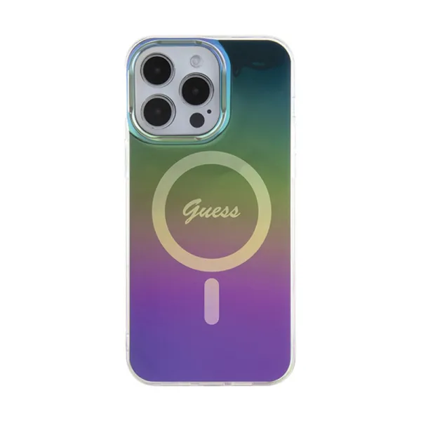Guess IML Iridescent MagSafe - iPhone 15 Max Ca | Pirkti internetu — Megaluks