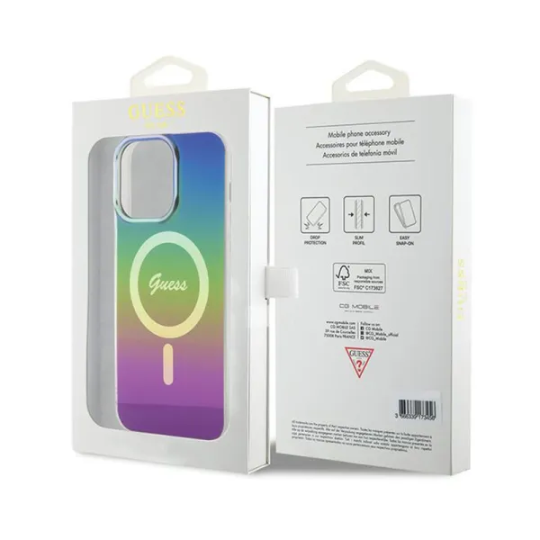 Guess IML Iridescent MagSafe - iPhone 15 Max Ca | Pirkti internetu — Megaluks