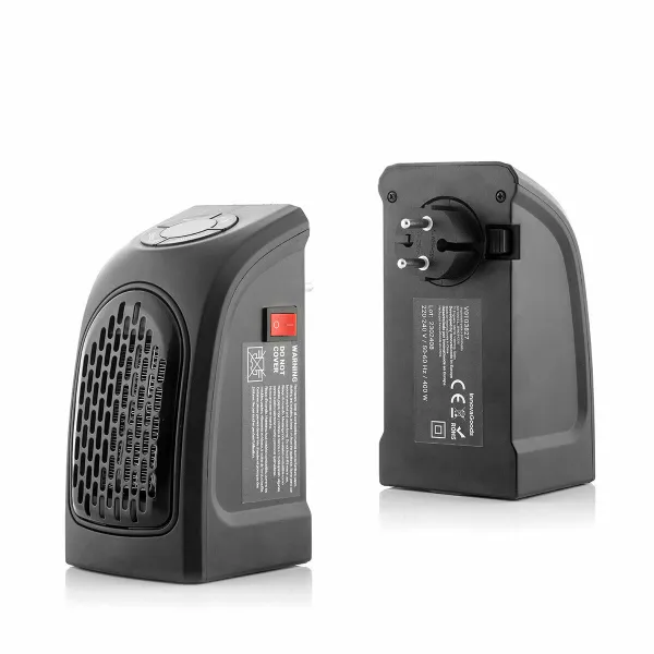 Портативный розеточный мини-обогреватель InnovaGoods Чёрный 400 W (Пересмотрено A)