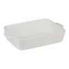 Alpina - Ceramic rectangular ovenproof dish 28x18x6 cm (white)