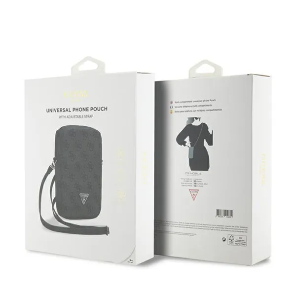 Guess Zip 4G Triangle - Phone bag (black) | Купить онлайн — Megaluks