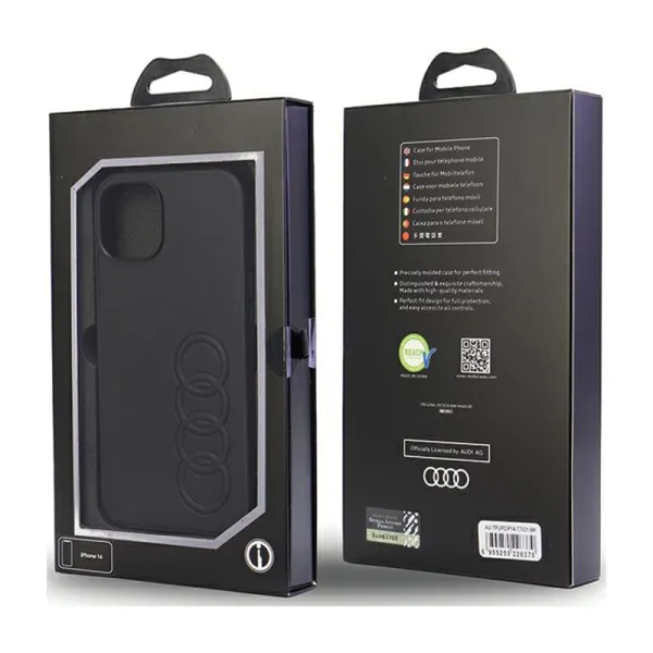 Audi Synthetic Leather - Case for iPhone 14 (Bl | Pirkt tiešsaistē — Megaluks